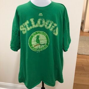 Majestic Green St. Louis Cardinals T-Shirt in XXL
